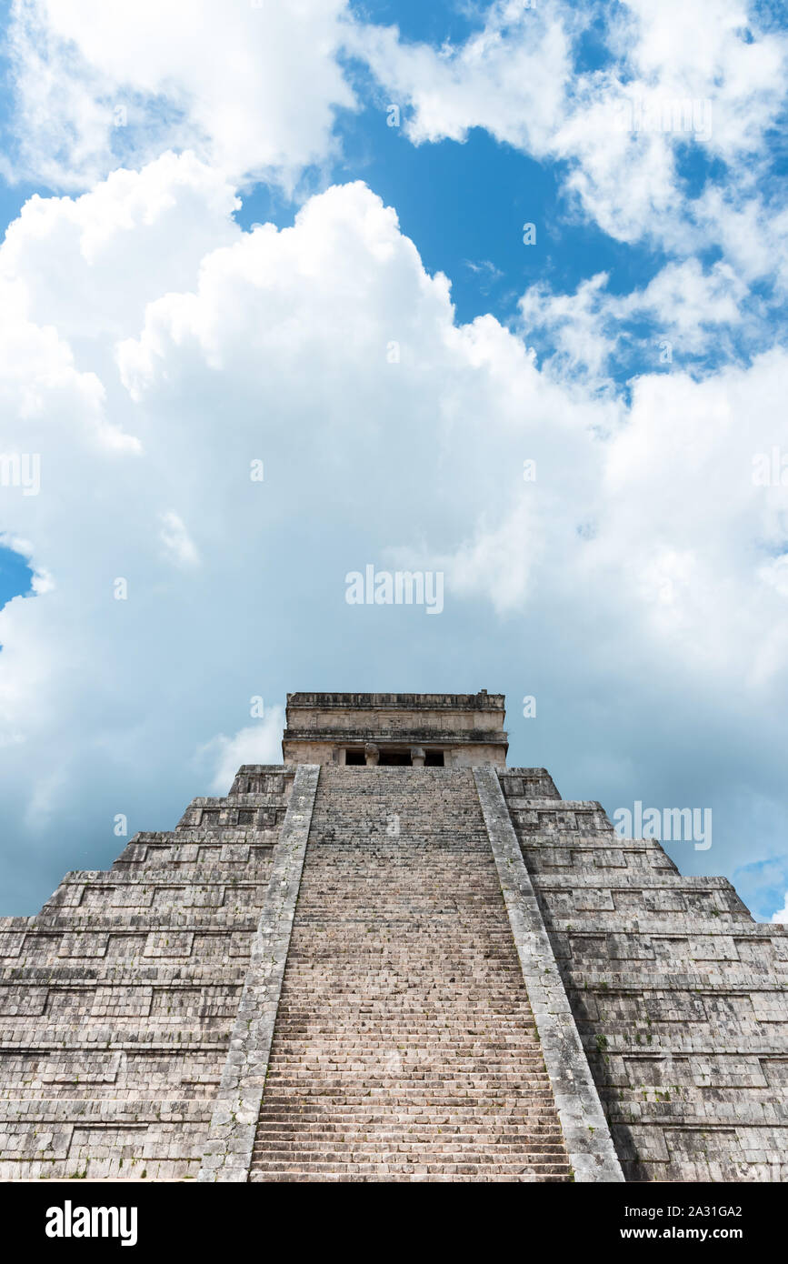 Maya Pyramide von Huhn Izta in Yucatan, Mexiko Stockfoto