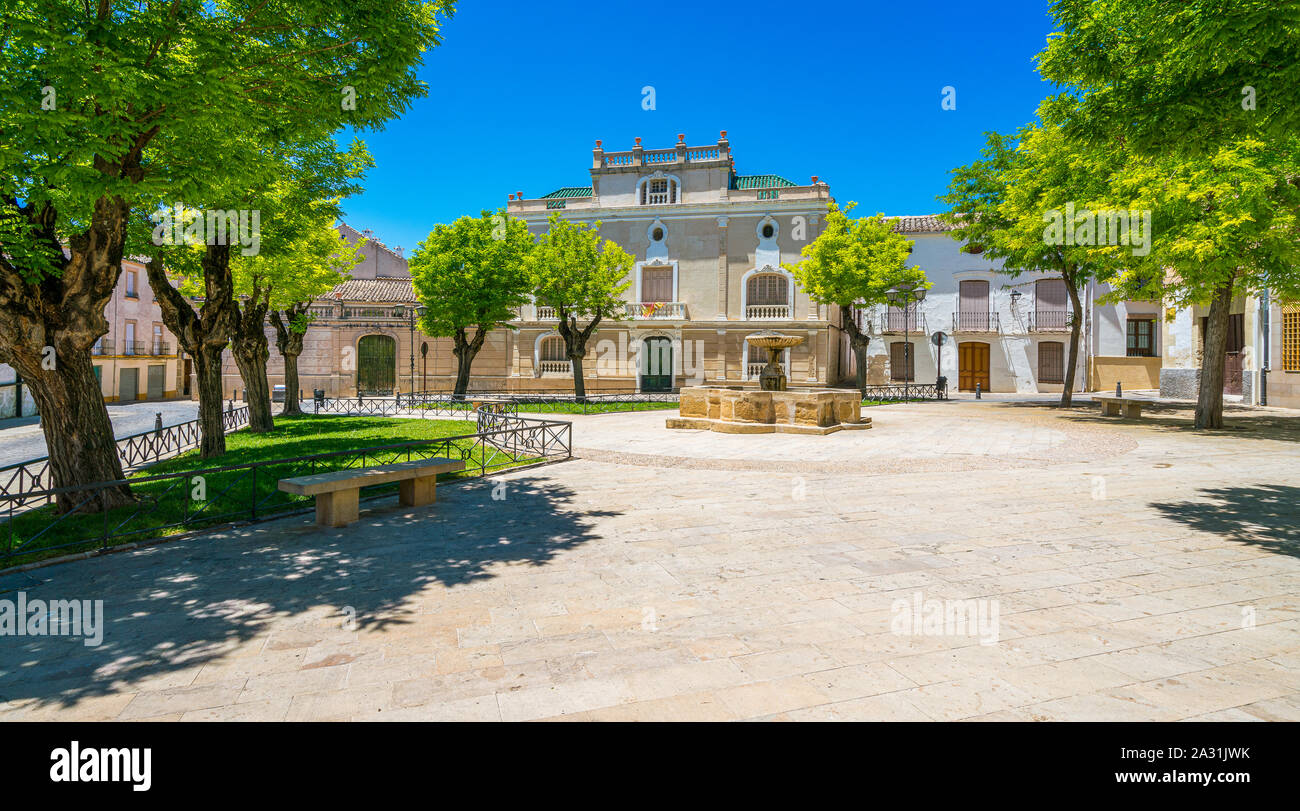 San Pedro Platz in Ubeda, Jaen, Andalusien, Spanien. Stockfoto