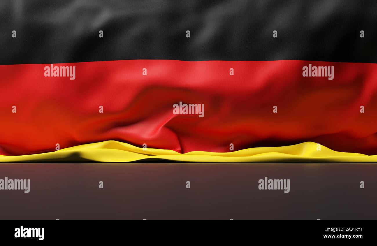 Deutsche Fahne Hintergrund Stockfoto