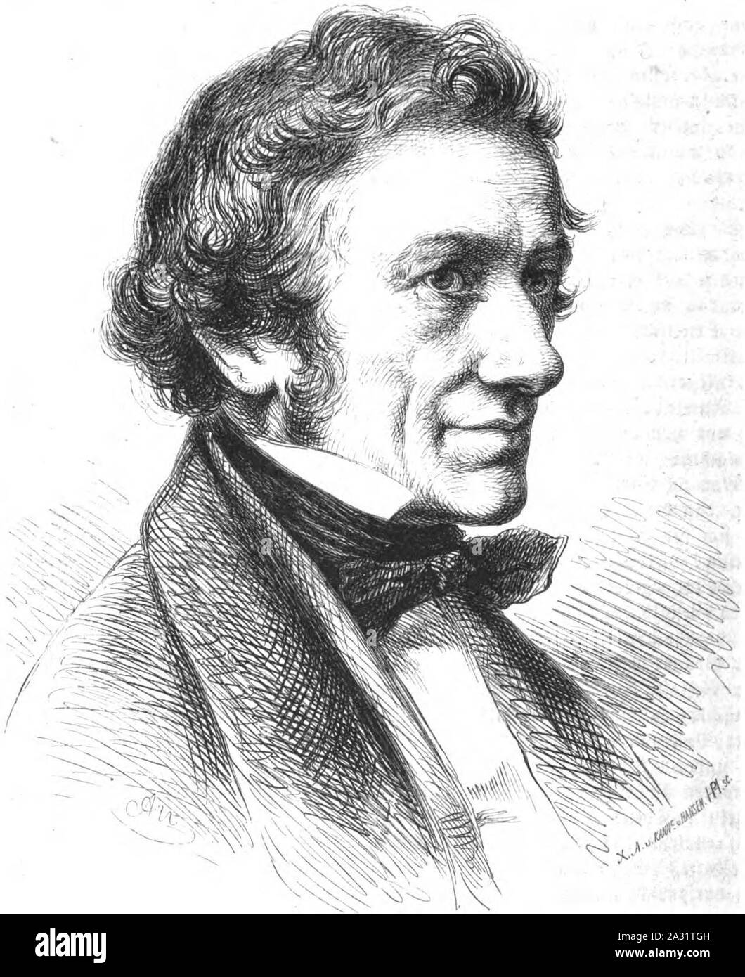 Ernst Rietschel (WMH 15-1863-64 S 436). Stockfoto