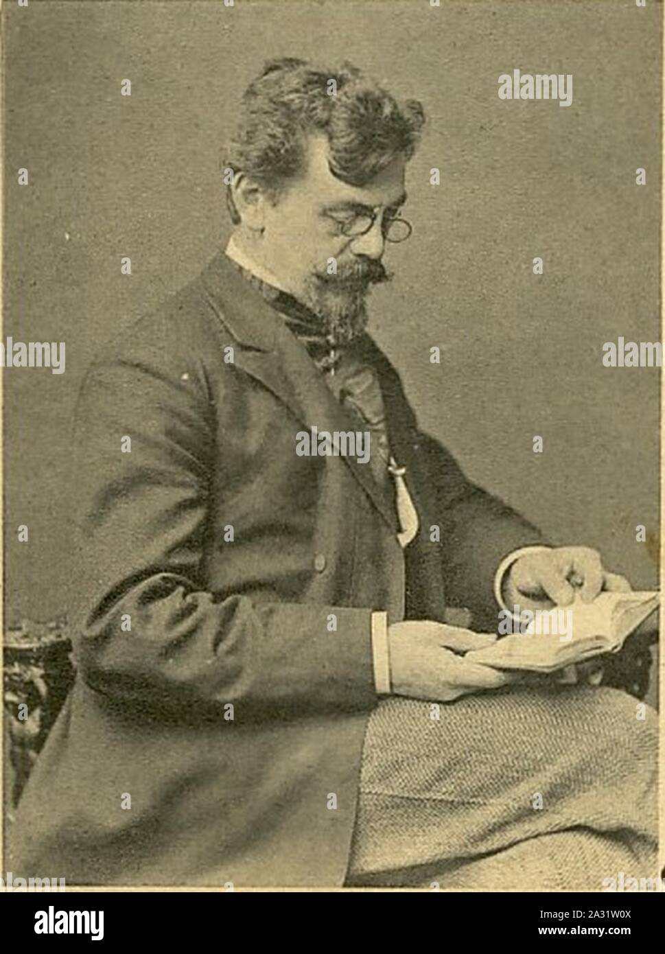 Ernst von Wolzogen 1903. Stockfoto
