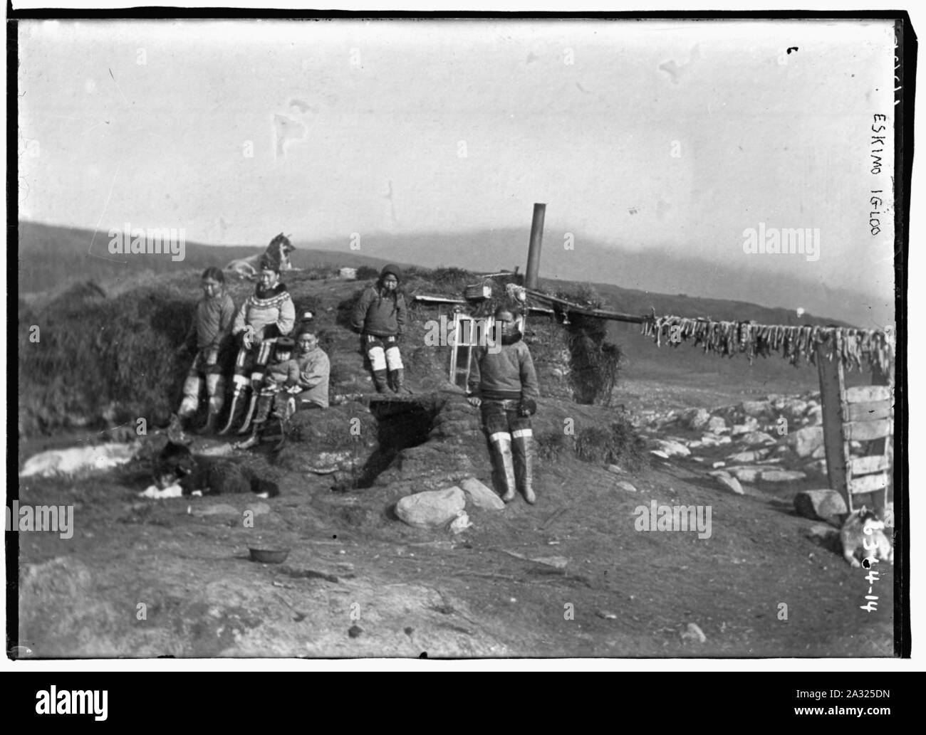 Eskimo Iglu Stockfoto