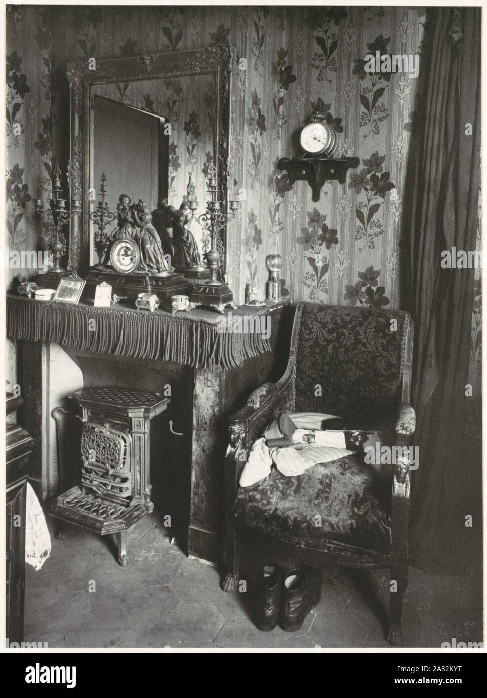 Eugène Atget, Paris Interieur, Ca. 1910. Stockfoto