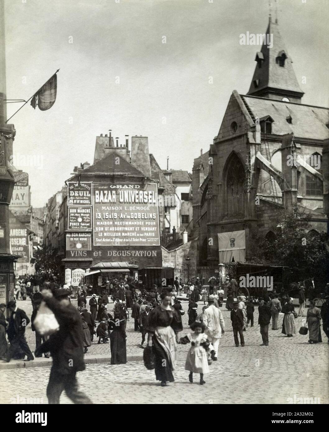 Eugène Atget, Saint-Médard, 1898-1900 Stockfoto