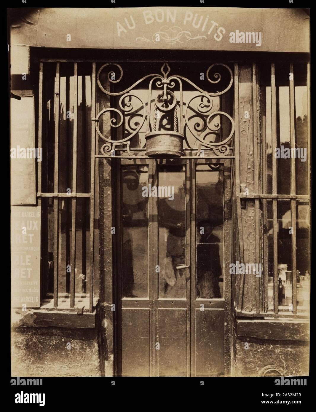 Eugène Atget, Shop, rue Michel-Le-Comte Stockfoto