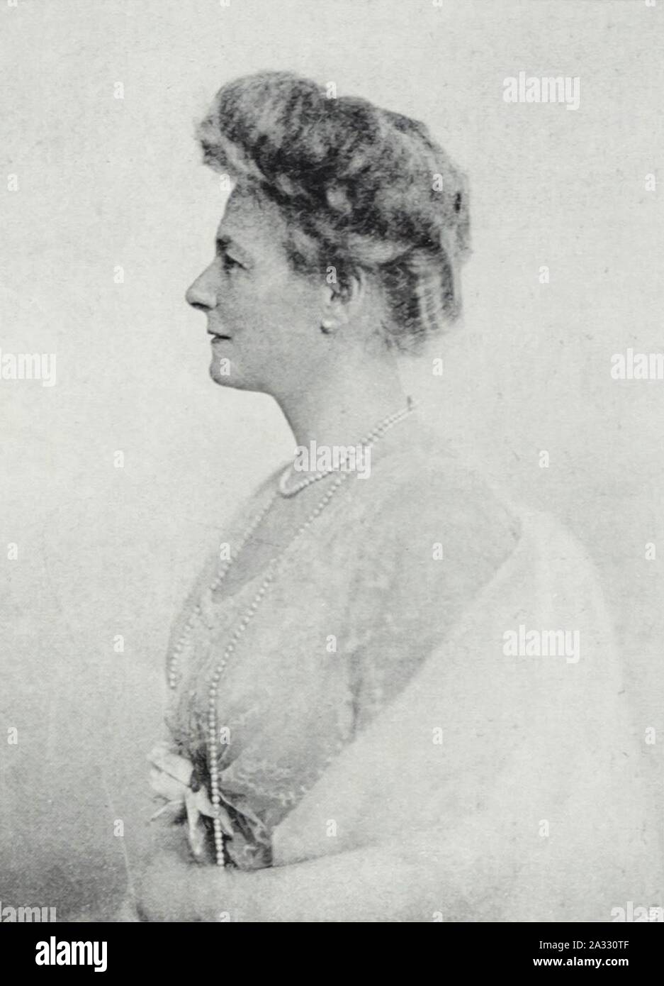 Evelina Schey von Koromla (geb. Landauer), Ca. 1910. Stockfoto