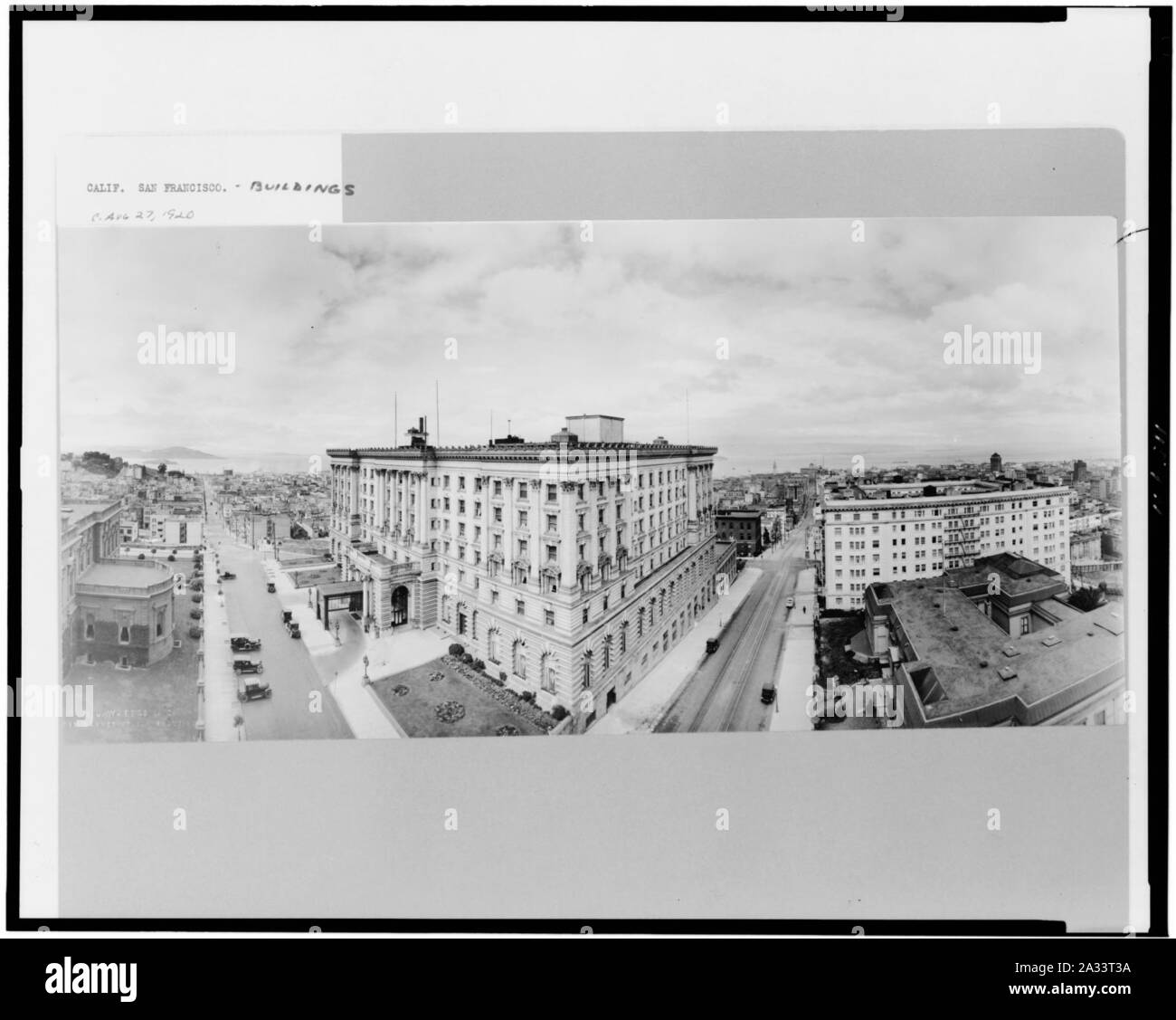 Fairmont Hotel, San Francisco, Kalifornien) - R.J. Waters & Co., San Francisco Stockfoto