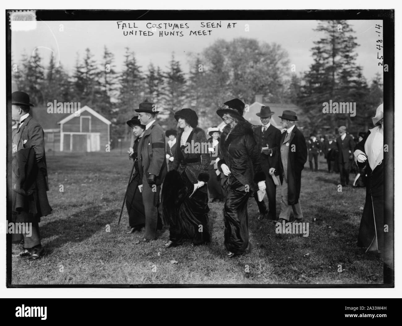 Herbst-Kostüme bei United jagt treffen gesehen Stockfoto