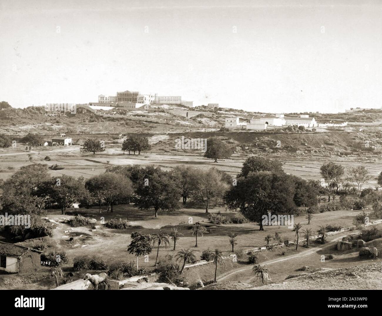 Faluk - Numa Palace, Hyderabad, Indien. Stockfoto