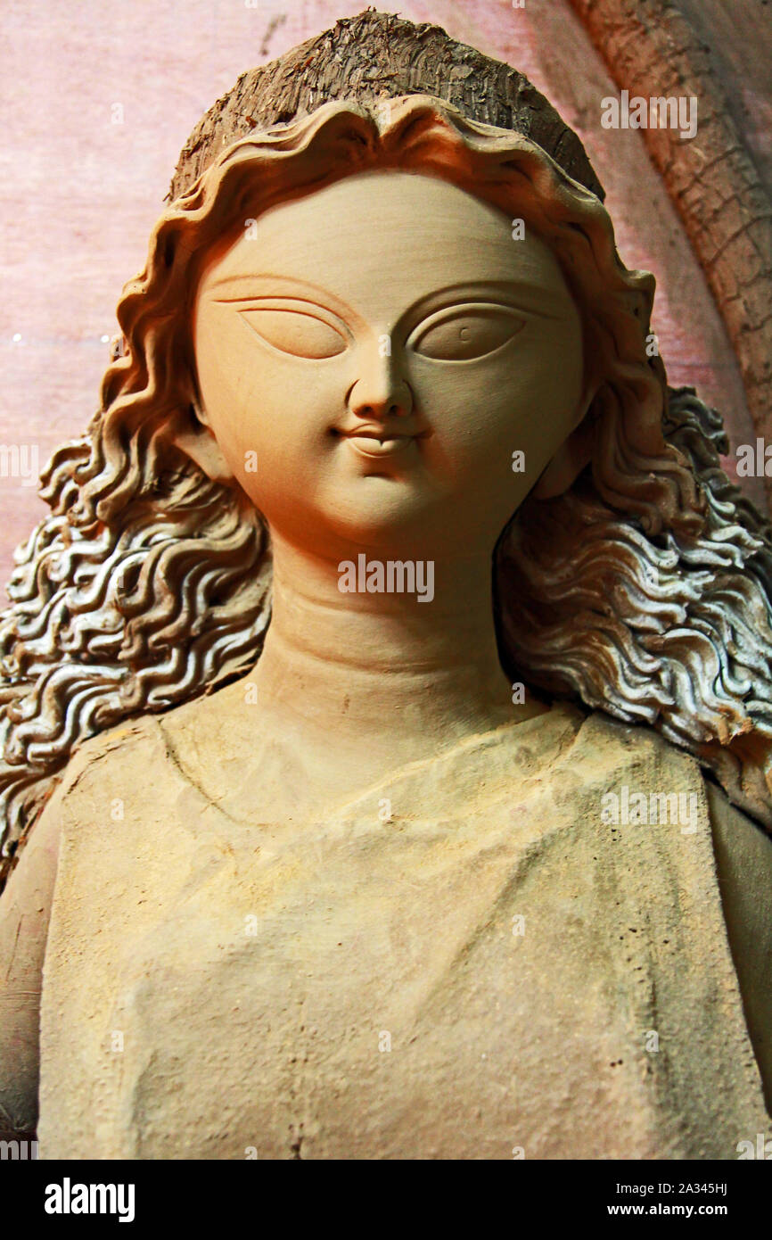 Durga Idol, Stockfoto