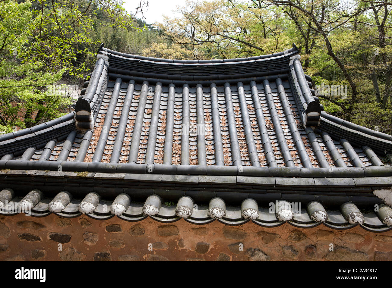 Soswaewon Garten in Damyang County, South Korea. Stockfoto