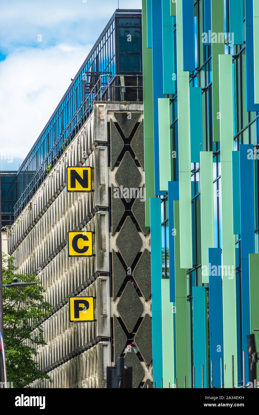 NCP Parkplatz in Bristol, England, UK. Stockfoto