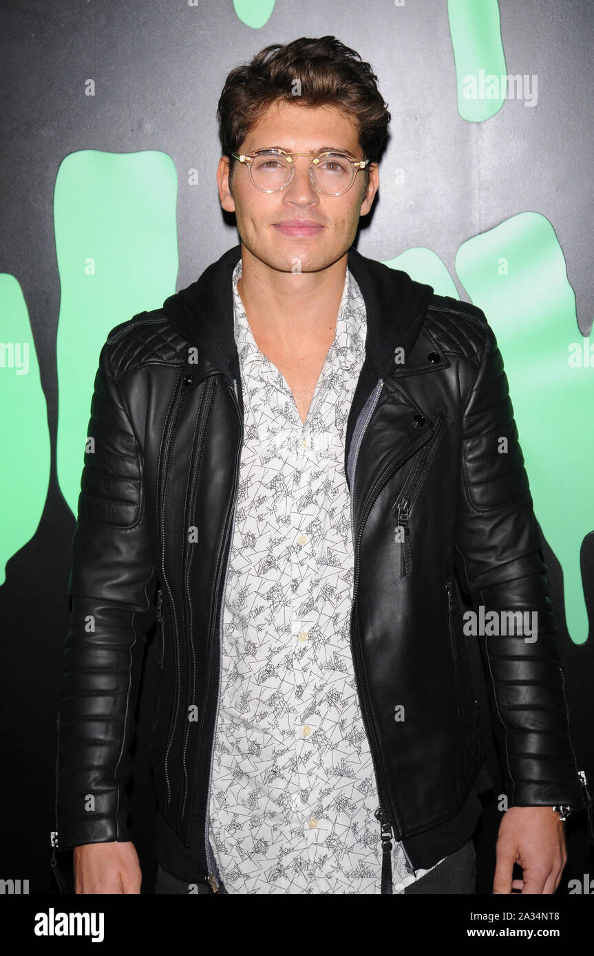 New York City, USA. 05 Okt, 2019. Gregg Sulkin besucht die Huluween Feier an Huluween HQ in New York City statt. Credit: SOPA Images Limited/Alamy leben Nachrichten Stockfoto