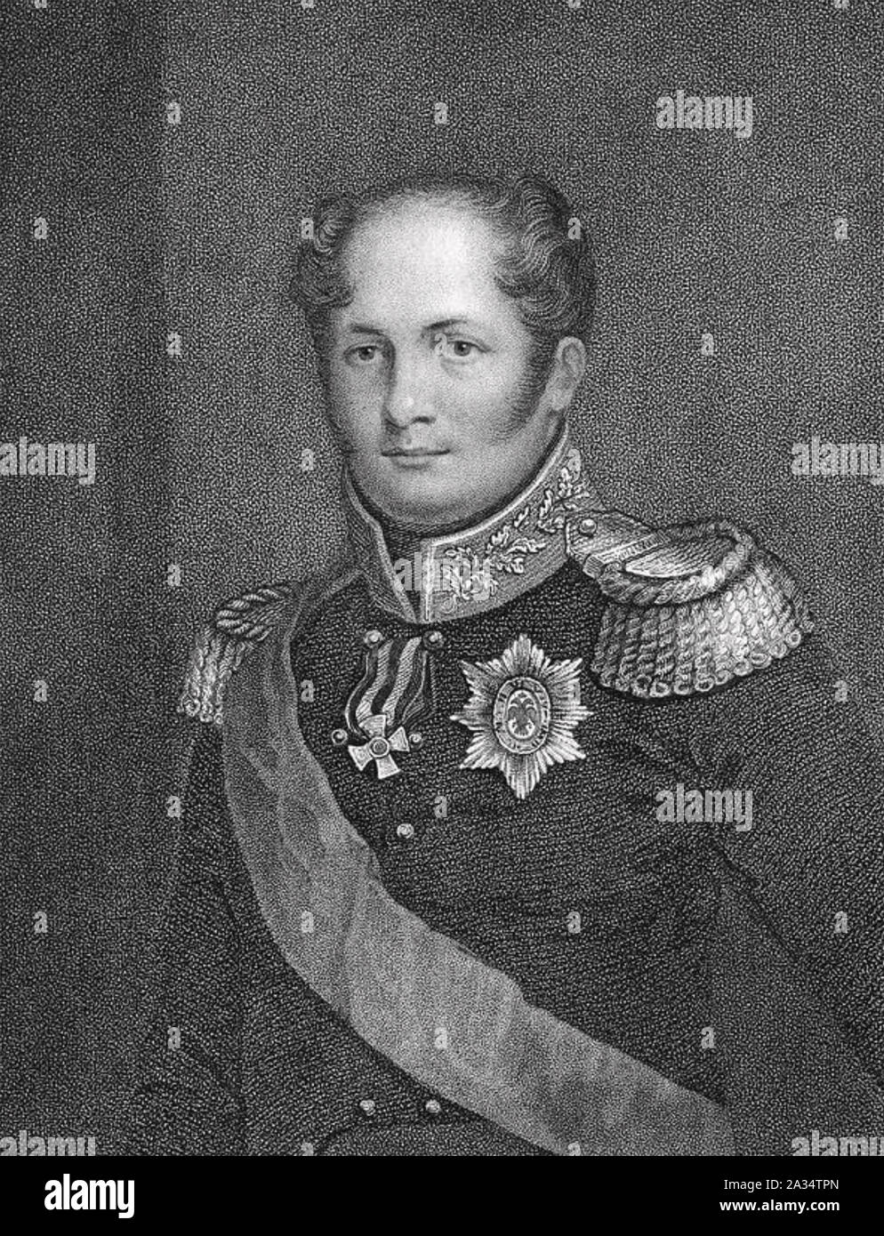 ALEXANDER I. von Russland (17771825 Stockfotografie Alamy