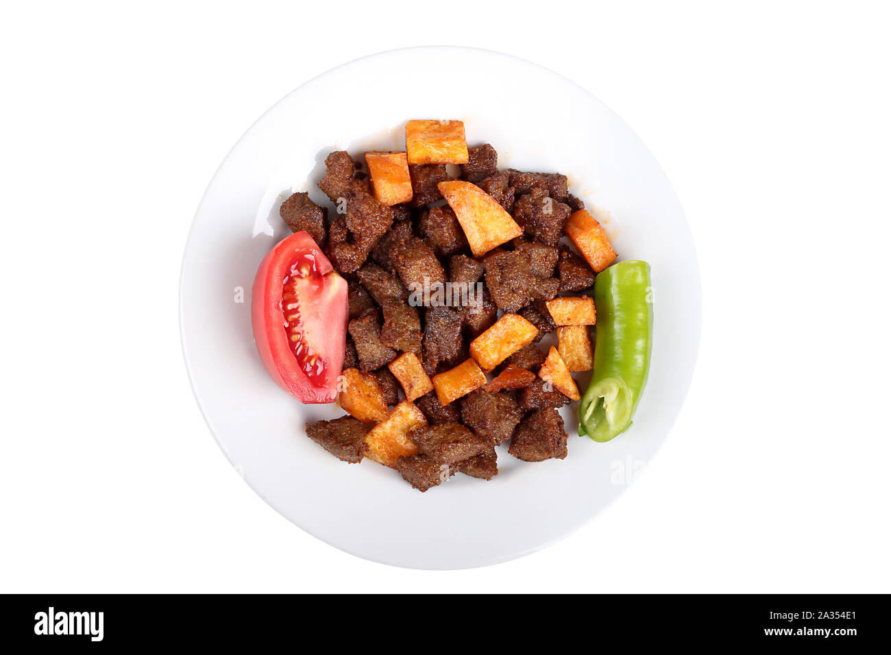 Fotos aus der Türkei berühmt und köstliche hausgemachte Gerichte zum Hotel & Restaurant Bestellungen und Menü und Internet und TV arnavut ciger albanischen Leber Stockfoto