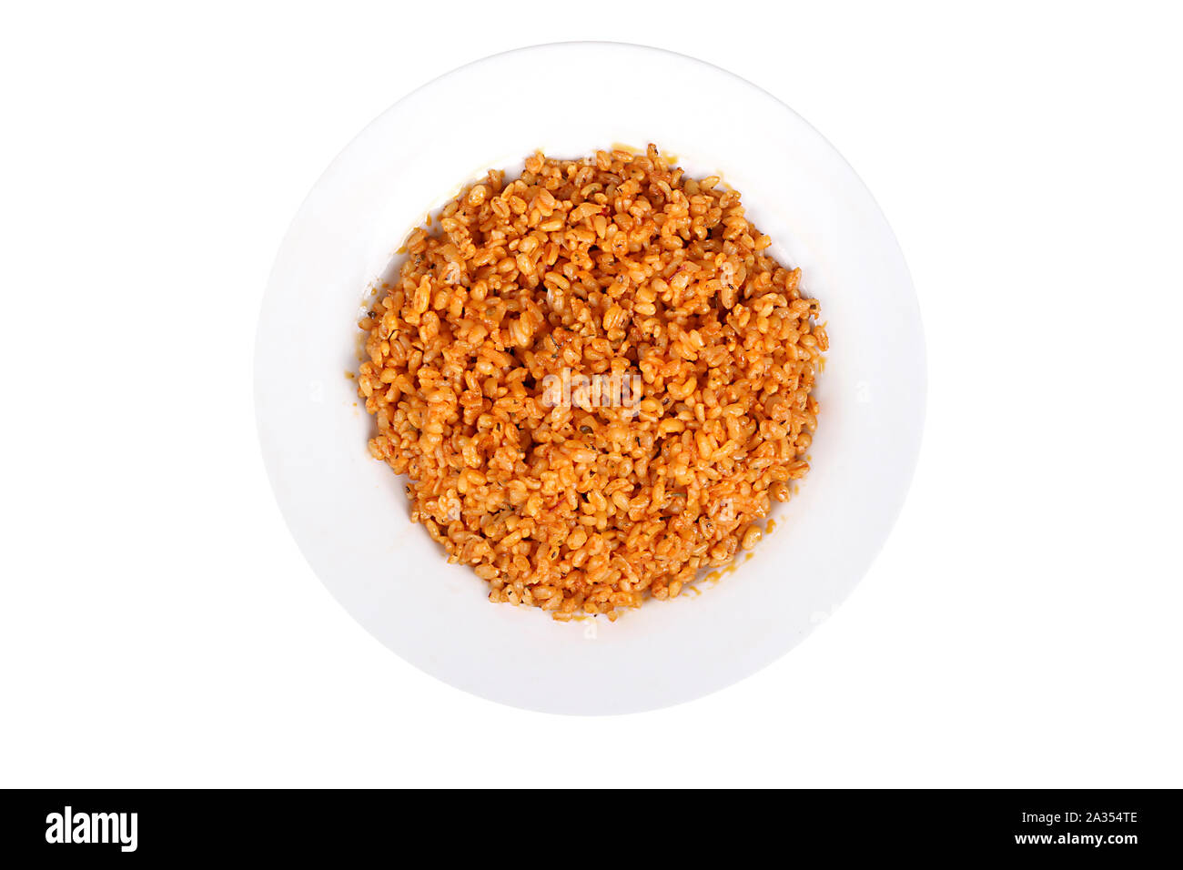 Fotos aus der Türkei berühmt und köstliche hausgemachte Gerichte zum Hotel & Restaurant Bestellungen und Menü und Internet und TV bulgur Ergebnisse Stockfoto