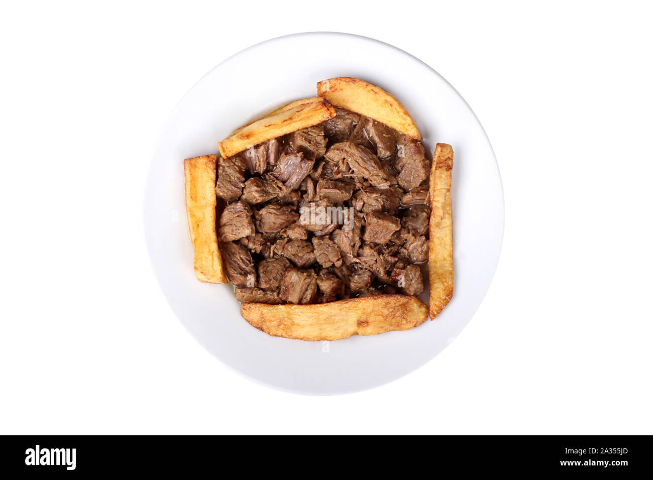 Fotos aus der Türkei berühmt und köstliche hausgemachte Gerichte zum Hotel & Restaurant Bestellungen und Menü und Internet und TV et kavurma Fleisch rösten Stockfoto