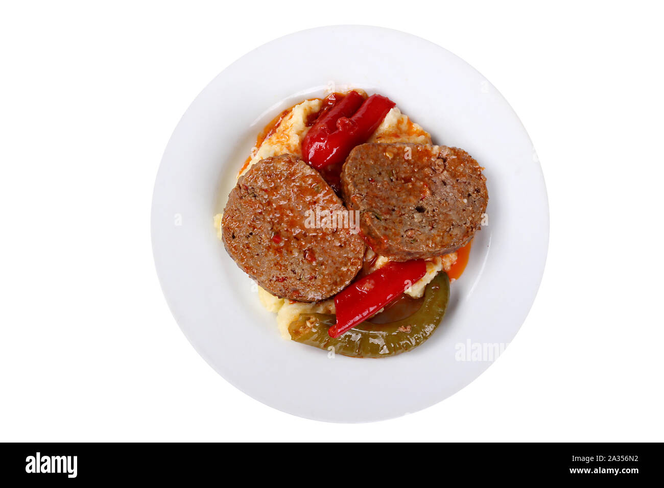 Fotos aus der Türkei berühmt und köstliche hausgemachte Gerichte zum Hotel & Restaurant Bestellungen und Menü, Internet- und TV-Werbung rosto Köfte braten meatb Stockfoto