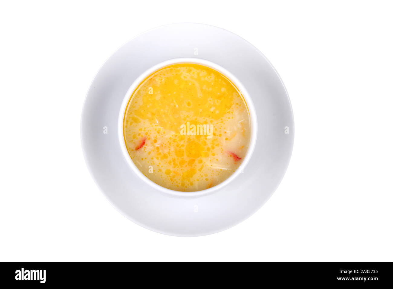 Fotos aus der Türkei berühmt und köstliche hausgemachte Gerichte zum Hotel & Restaurant Bestellungen und Menü und Internet und TV tavuk suyu corba Suppe Stockfoto