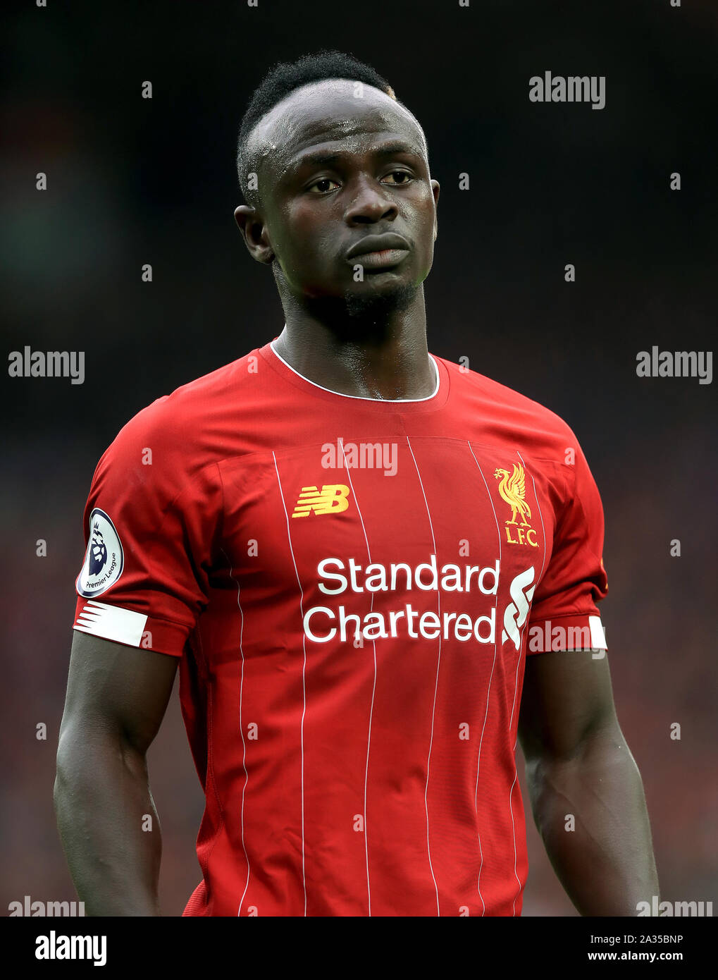 Liverpools Sadio Mähne während der Premier League Match in Liverpool, Liverpool. Stockfoto