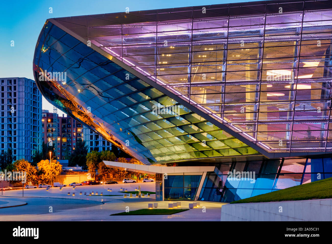 Baku Convention Center, Baku, Aserbaidschan Stockfoto