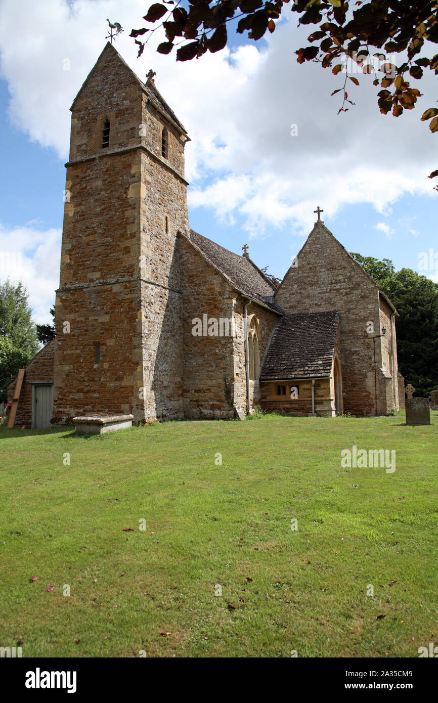 Kirche von St Lawrence, Barton auf der Heide, Warwickshire Stockfoto