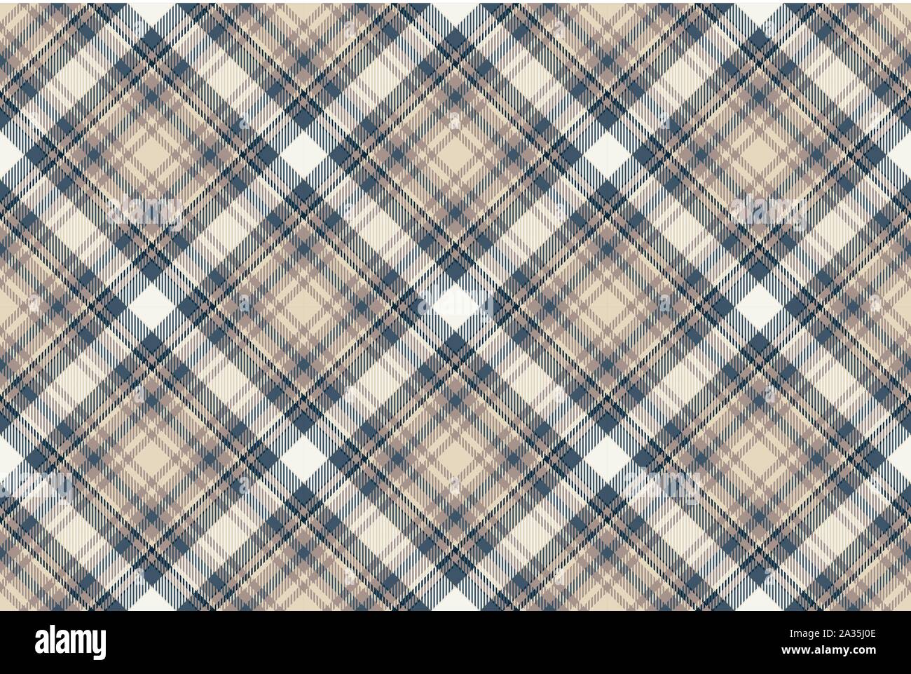 Tartan Schottland nahtlose karierte Muster Vektor. Retro Hintergrund Stoff. Vintage Farben prüfen Square geometrische Textur für Textildruck, Geschenkpapier Stock Vektor