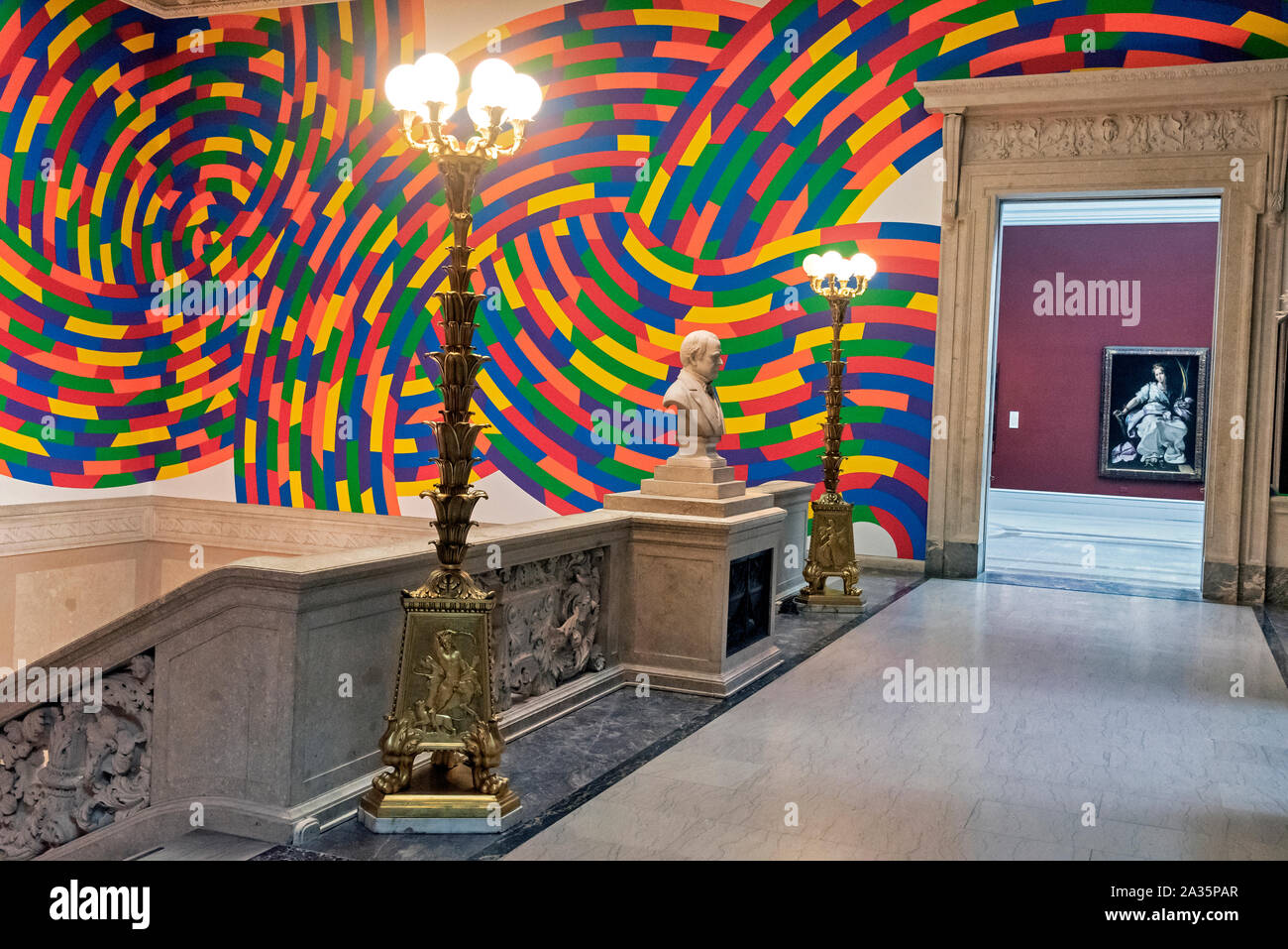 Das Wadsworth Atheneum ist ein Kunstmuseum in Hartford, Connecticut Stockfoto