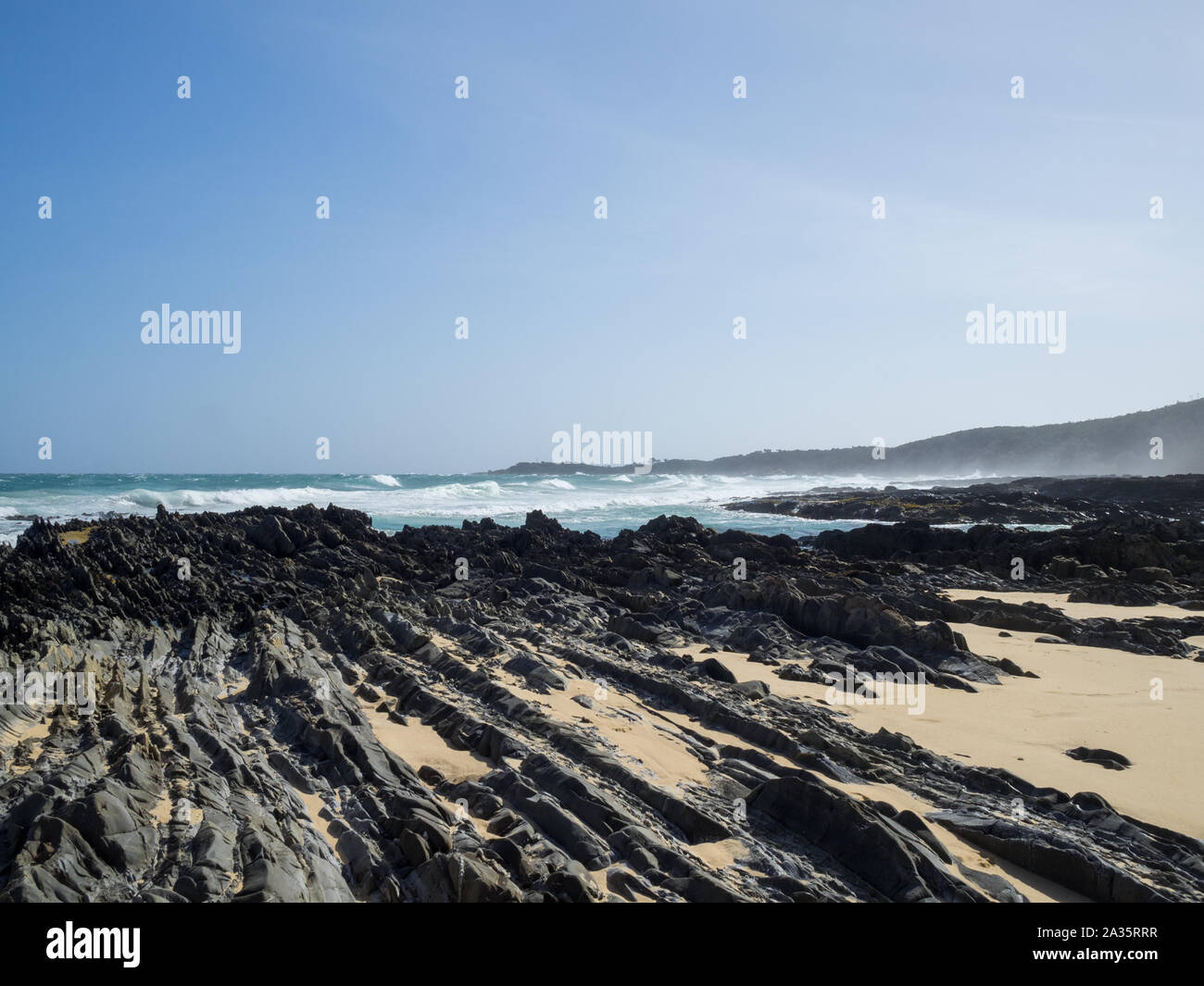 Am Meer im Cape Conran Nature Trail Stockfoto