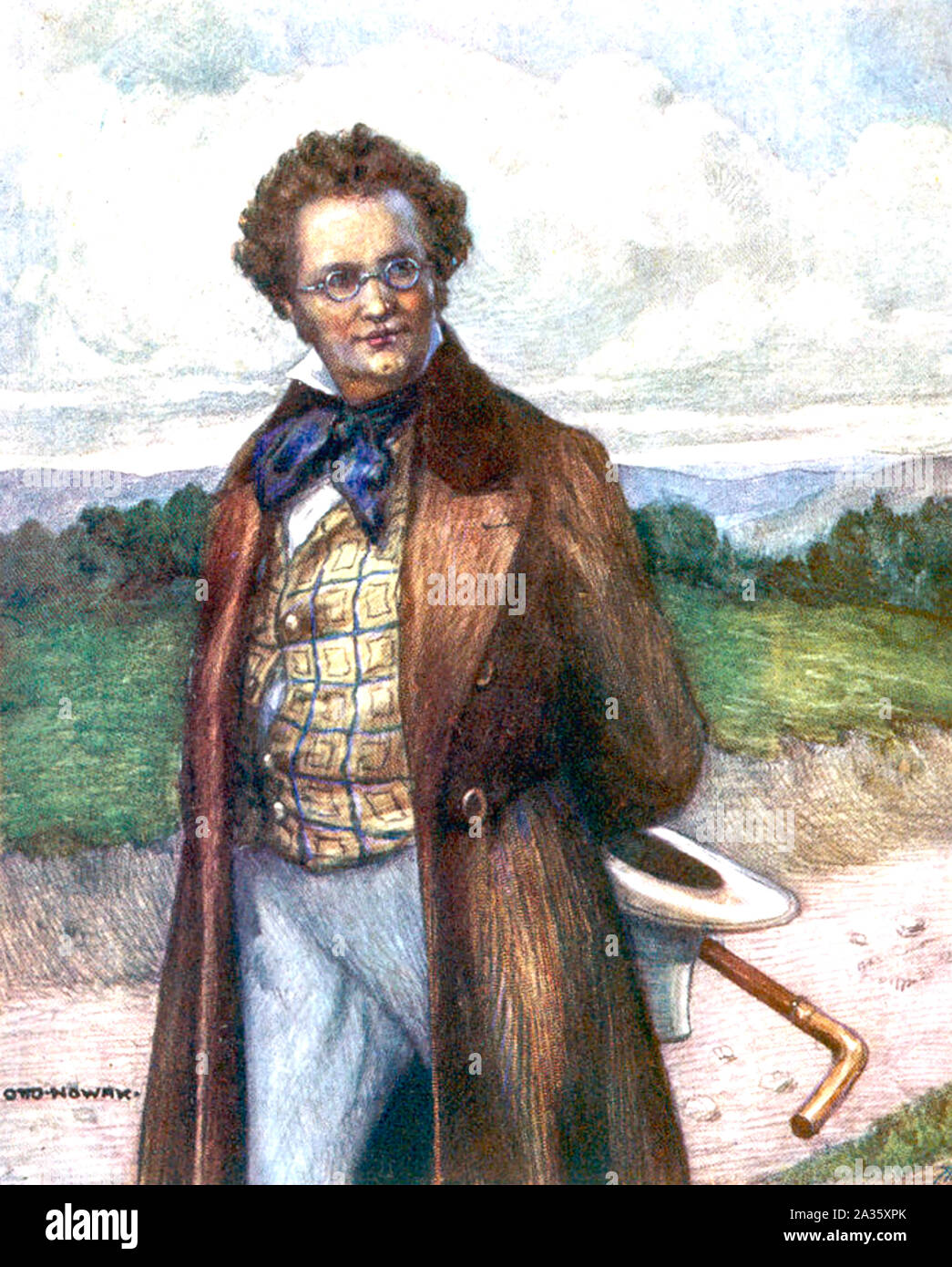 FRANZ SCHUBERT (1707-1828), österreichischer Komponist Stockfoto