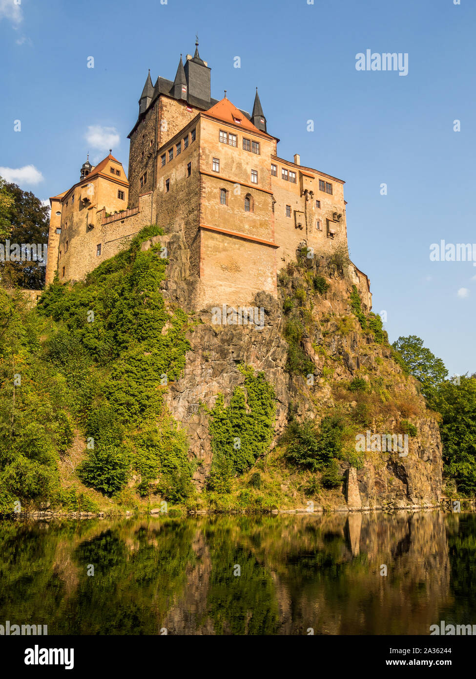 Kriebstein Schloss im Zentrum von Sachsen Stockfoto