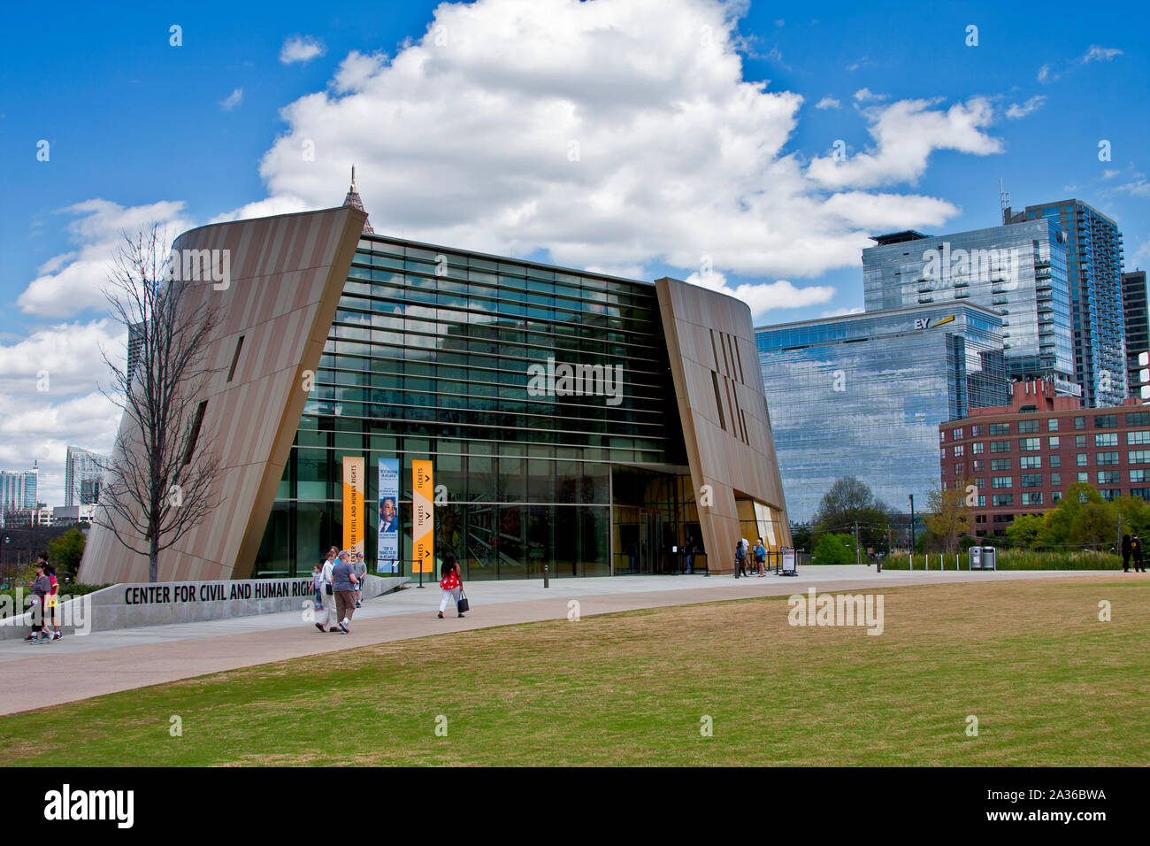 Zentrum für Bürger- und Menschenrechte, Atlanta, Georgia, USA Stockfoto