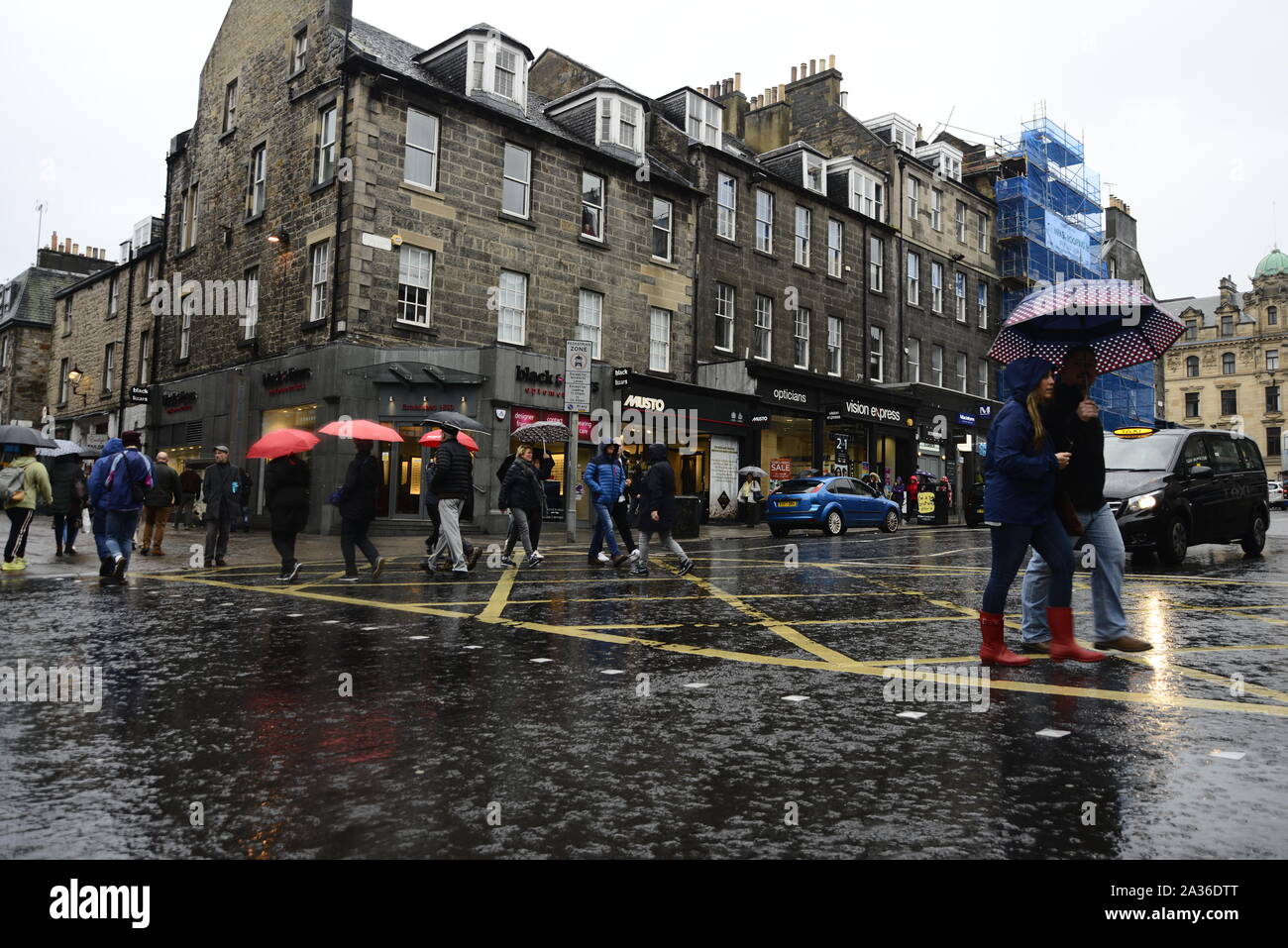 Edinburgh ist eine Stadt in Großbritannien seine die Hauptstadt von Schottland hat es viele interessante Orte zu besuchen Stockfoto