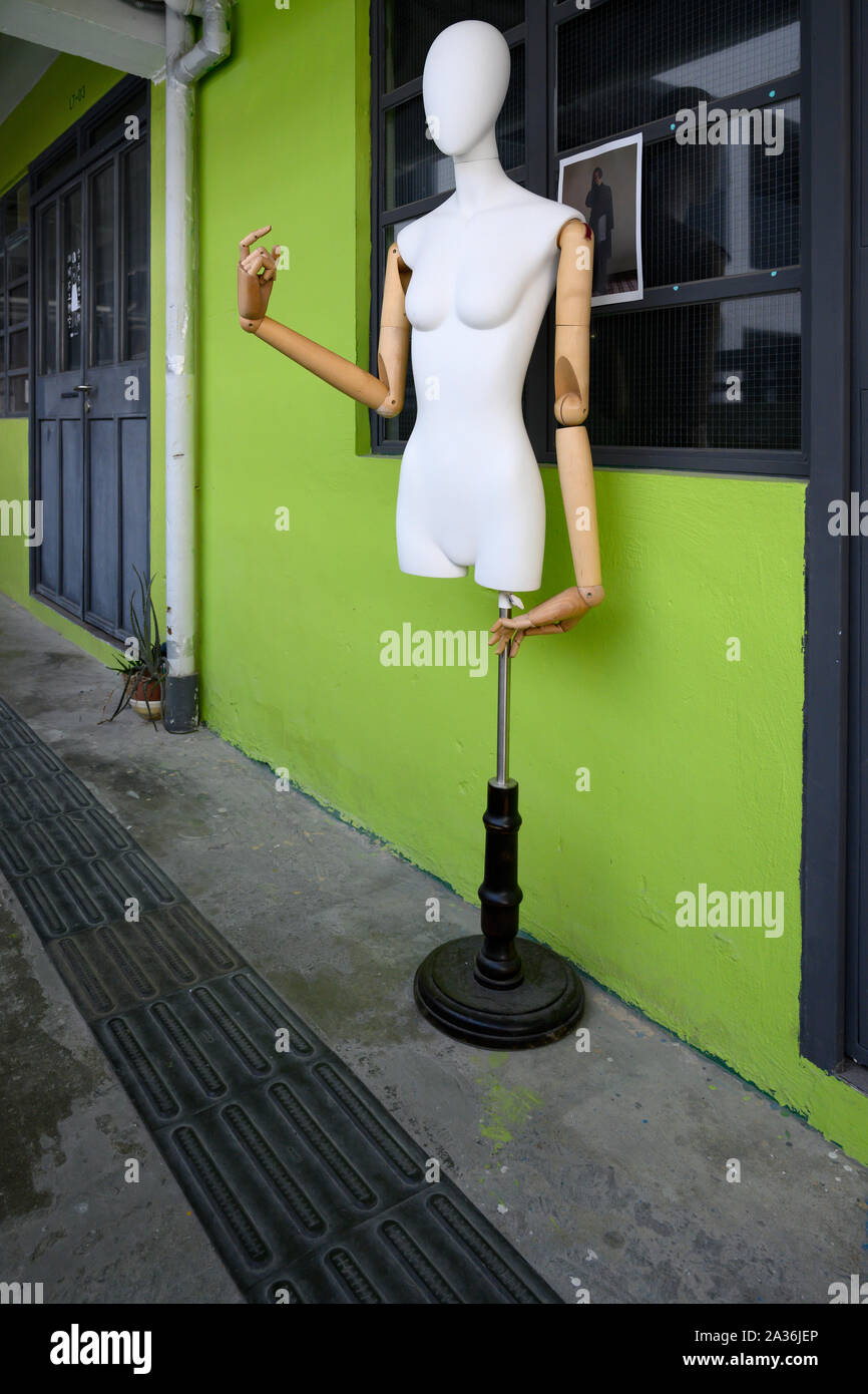 Jockey Club Creative Arts Center, Shek Kip Mei, Kowloon, Hong Kong. Die JCCAC ist die erste Fabrik - gedreht Artist Village und Arts Center. Stockfoto