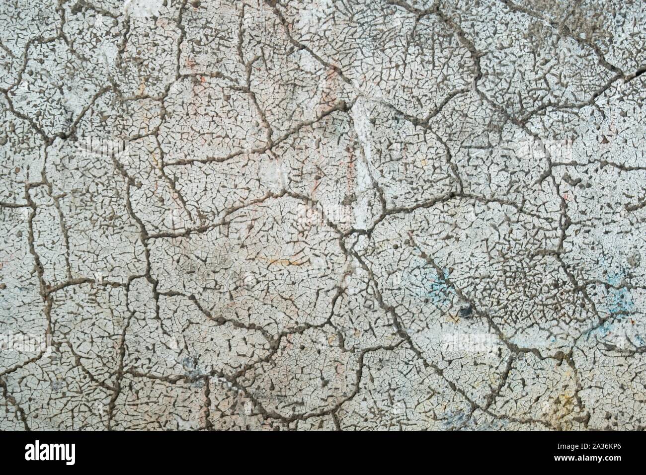 Textur von konkreten Tisch gebrochen Stockfoto