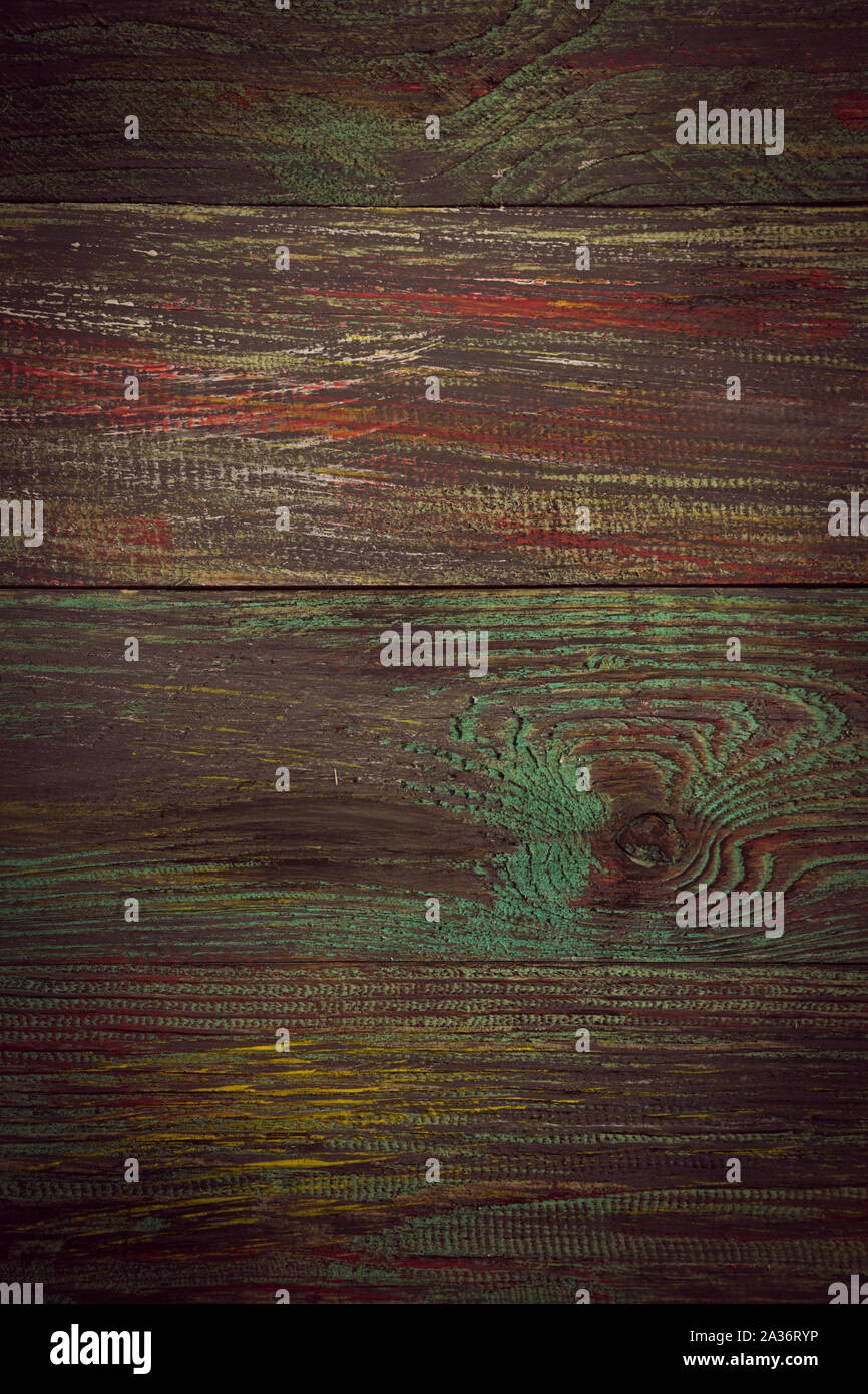 Vintage Holz- dunkle Boards. Vorderansicht mit kopieren. Stockfoto