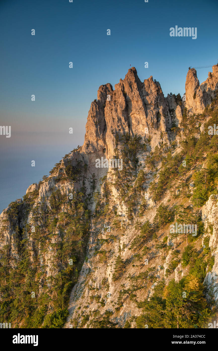 Nach oben Ai-Petri. Krim Stockfoto