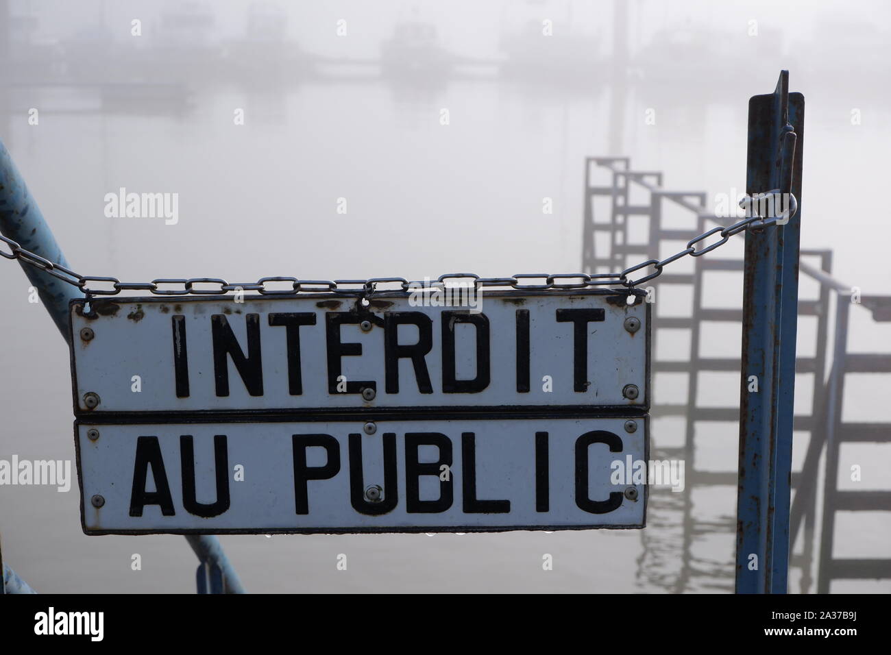 Verboten zu öffentlichen Stockfoto