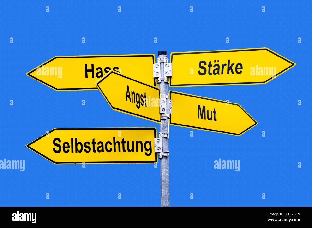 Coaching Charakterzüge Stockfoto