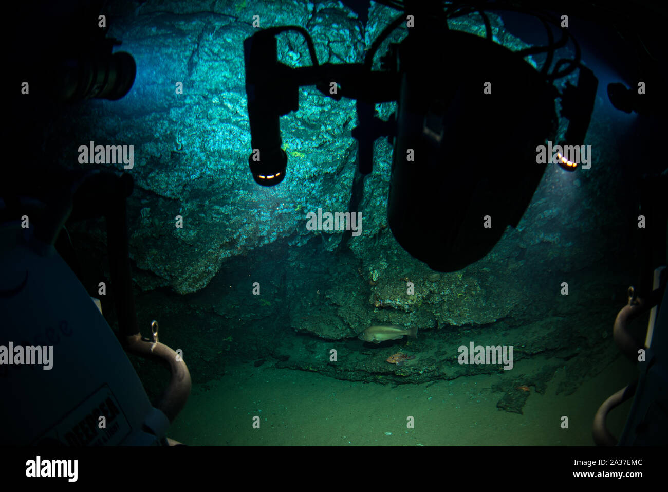 U-Boot Tauchen Stockfoto