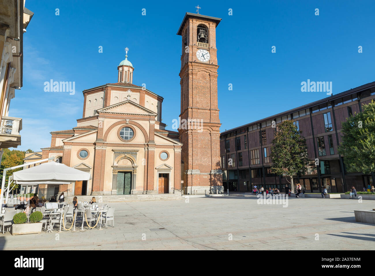 Historischen Zentrum von Legnano und Square San Magno, Italien Stockfoto