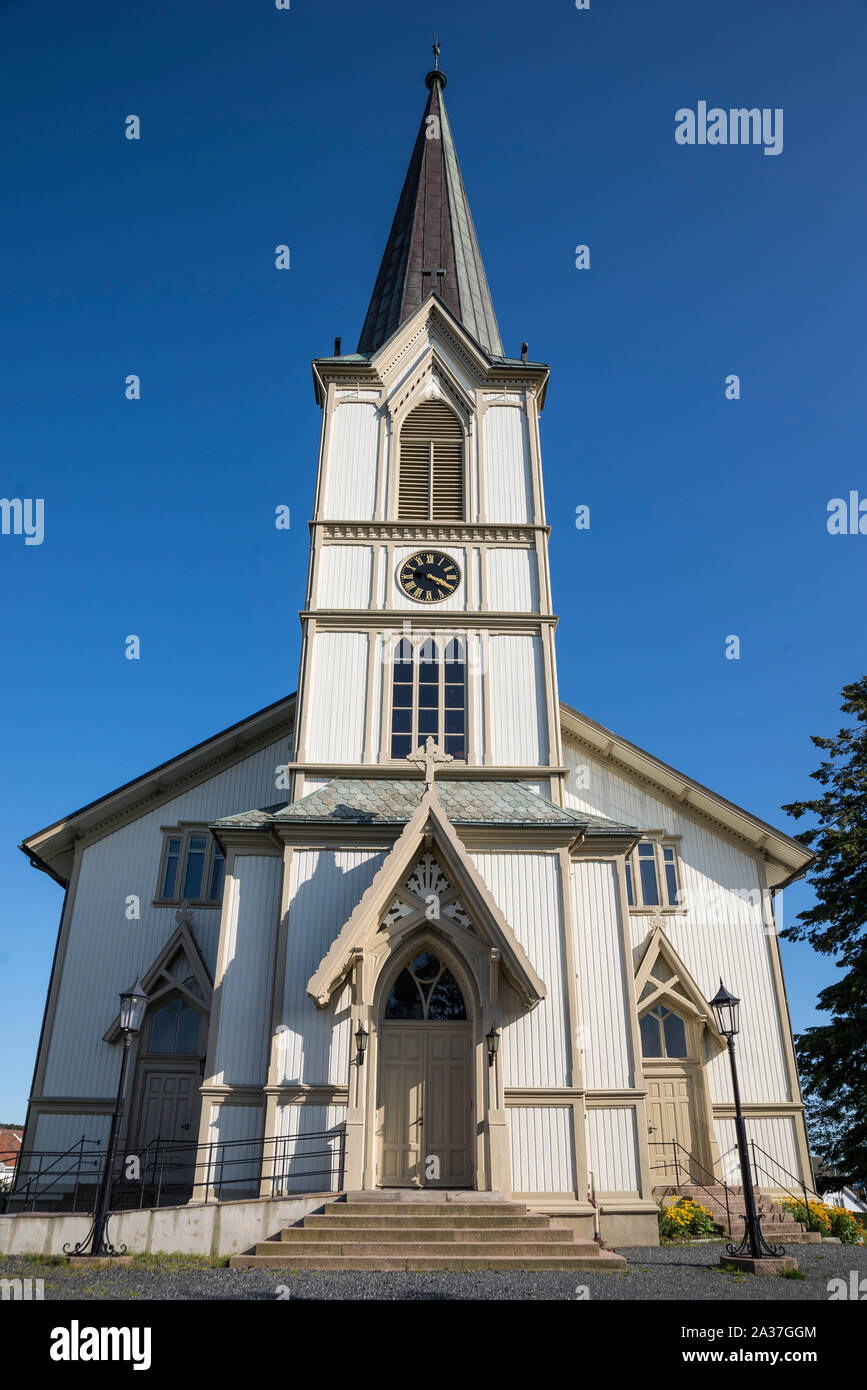 Lillesand Kirche, Norwegen, Europa Stockfoto