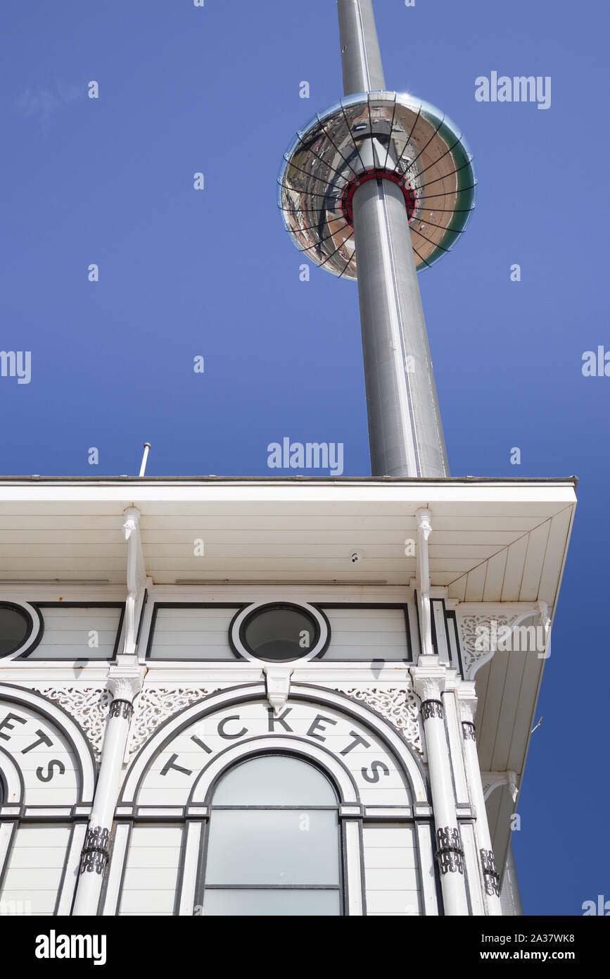 British Airways ich 360 Turm in Brighton (East Sussex, UK) Stockfoto