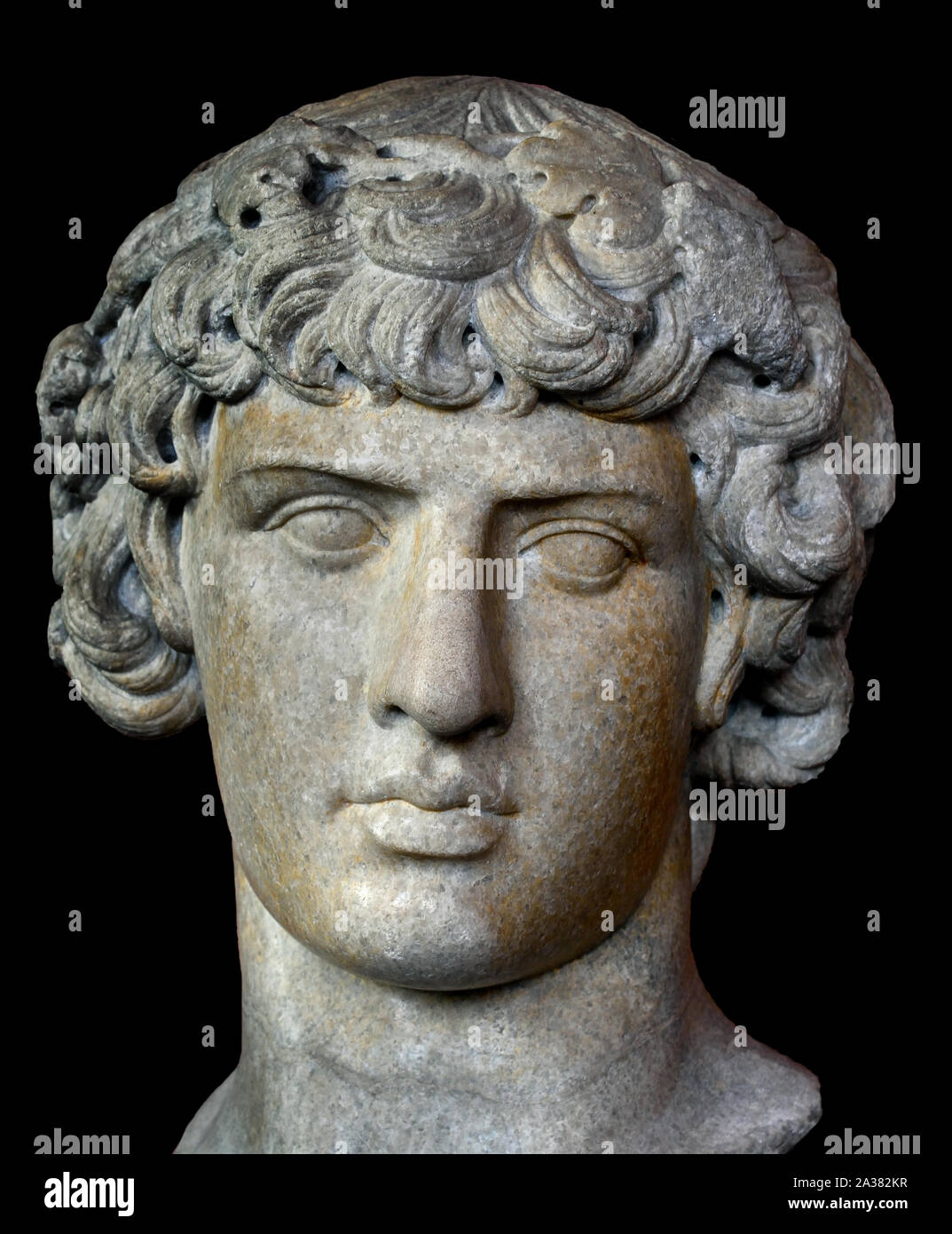 Antinoos 111-130 n. Chr. Bithynian Jugend und der Favorit des römischen Kaisers Hadrian römischer Rom Italien Italienisch Stockfoto