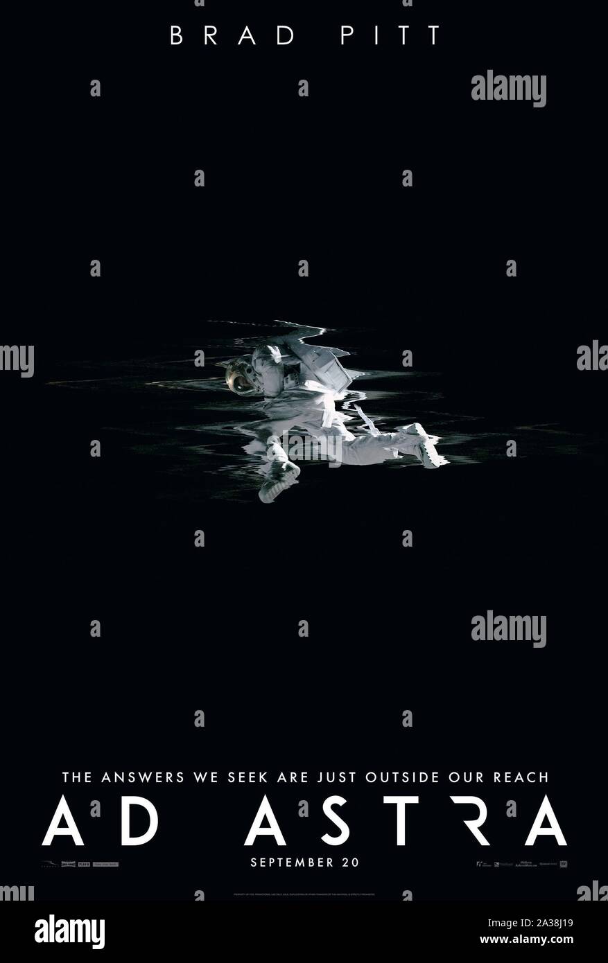 AD ASTRA (2019), von James Gray geleitet. Quelle: NEW REGENCY PICTURES/Album Stockfoto