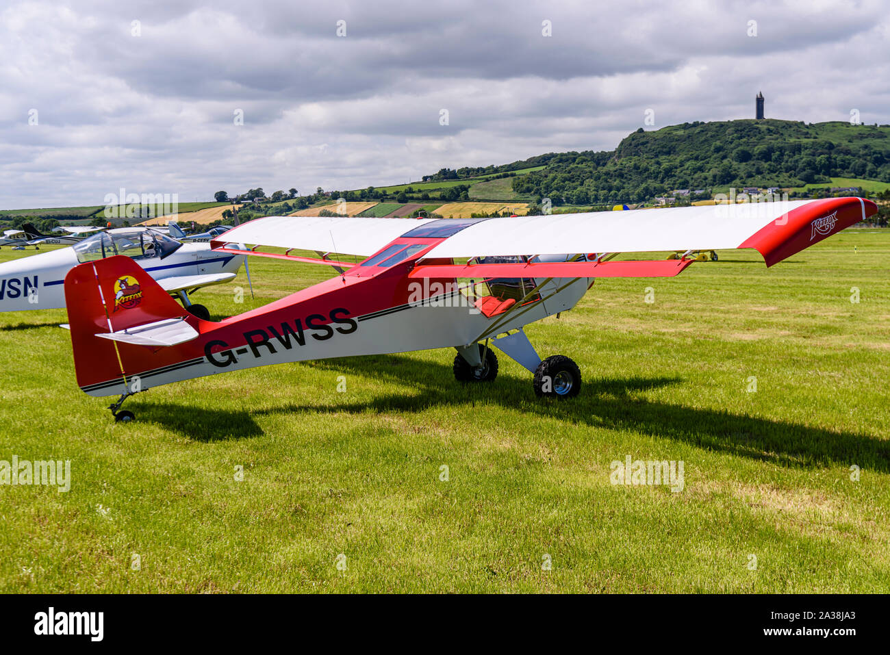 G-RWSS, 1991 Denney Kitfox Mk2 Flugzeug. Stockfoto