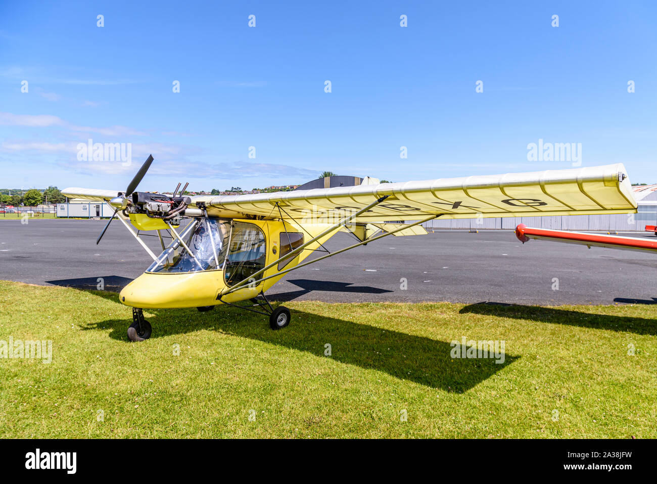 G-CBXG 2002 Thruster T600 N450 Einzelsitz Ultraleichtflugzeug Stockfoto