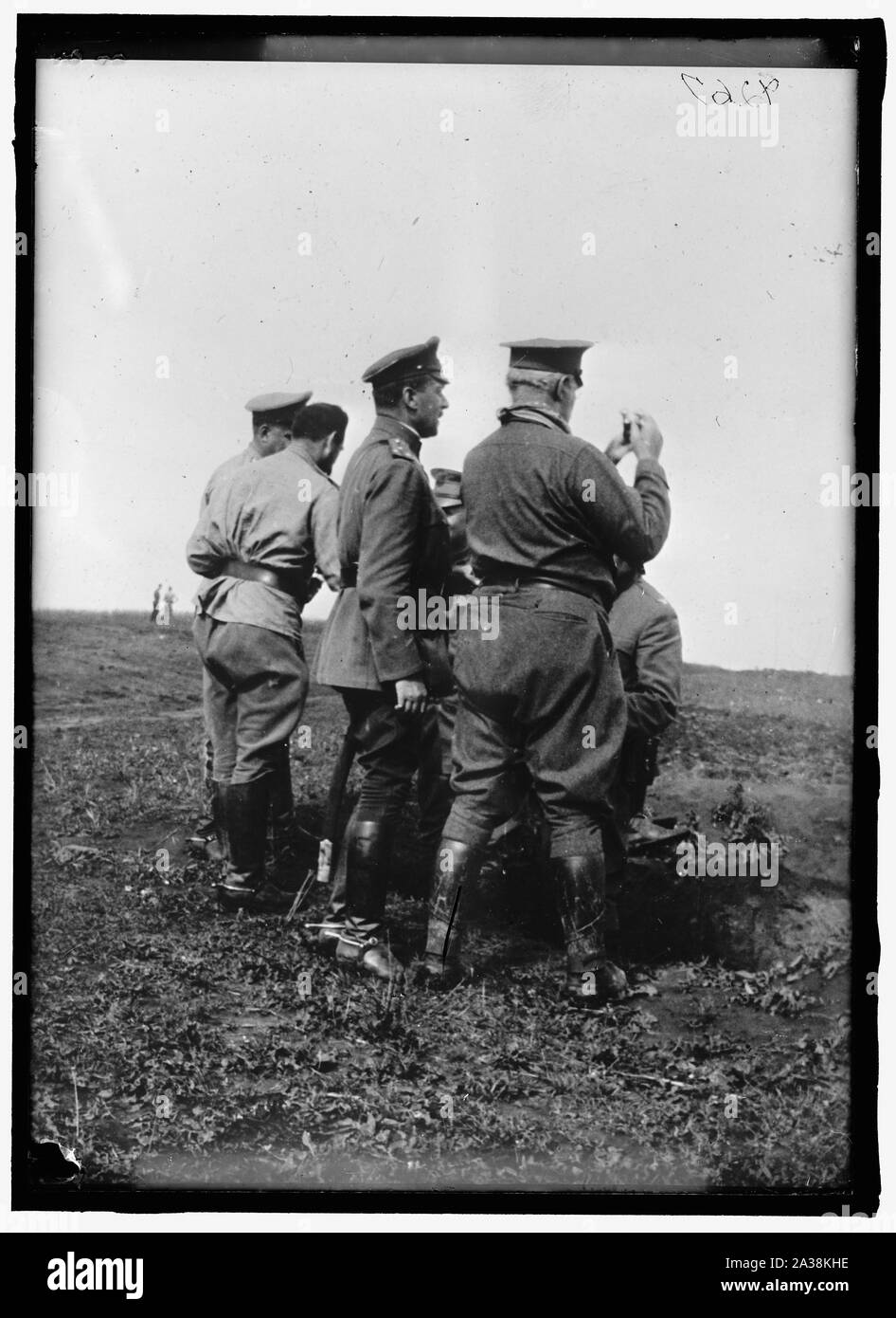 Russland Krieg Bilder. Allgemeine SCOTT an der östlichen Front Stockfoto