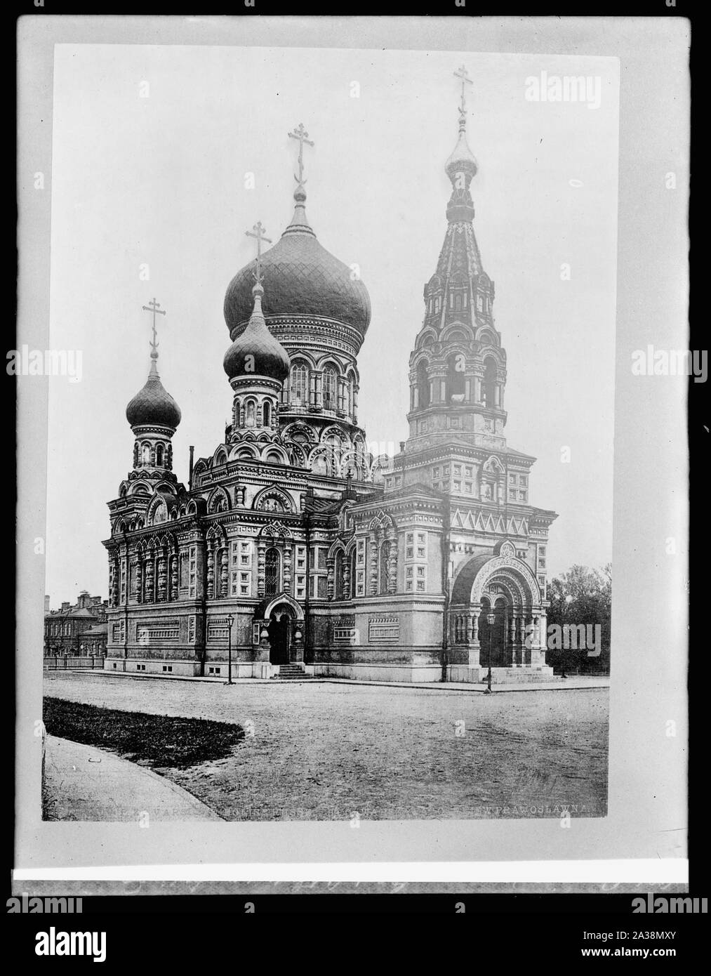 Russisch-orthodoxe Kirche St. Michael der Erzengel am 12 Ujazdowskie Ave., Warschau, Polen Stockfoto