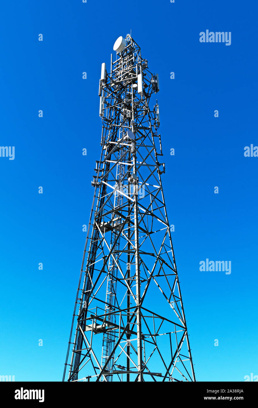 Zelle Turm, Zelle, mobile phone mast Mast, Handy, Telefon, Mobilfunk, Zelle, Telefon, Telefon, Mast, Standort, Stockfoto